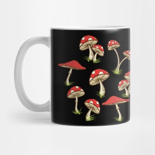 Speckled Mushroom Pattern Mug